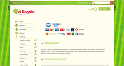 Desktop Screenshot of elregalosrl.com.ar